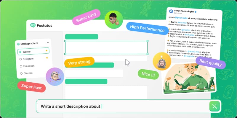Postatus | AI-Powered Web2 Content Creation Platform