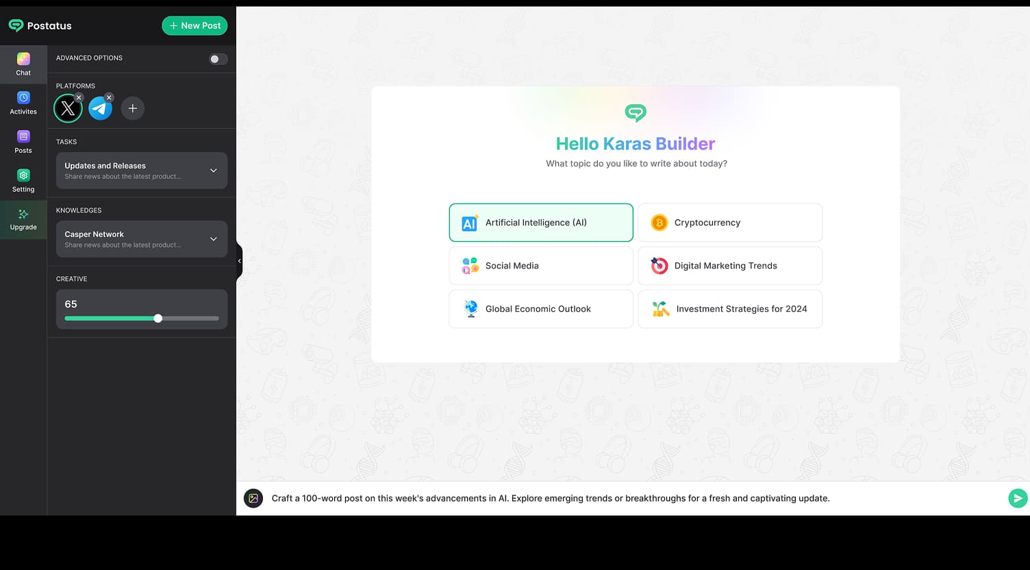 Postatus | AI-Powered Web2 Content Creation Platform - Image 6